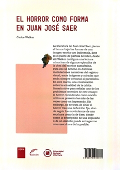 El horror como forma en Juan José Saer - comprar online