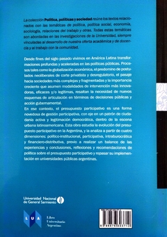 El presupuesto participativo en la Argentina - comprar online