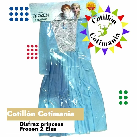 DISFRAZ FROZZEN ELSA 2 CELESTE