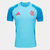Camisa de treino masculina azul do Flamengo 25/26 da Adidas, com o logo do clube e detalhes em vermelho.