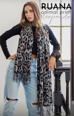 Bufanda Mantón animal print