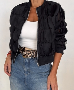 Campera bomber pétalos - comprar online