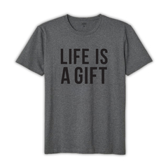 Dryfit Masculina Life is a Gift - Fundação Julita