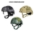 Casco Táctico de Polímero Textura Kevlar Protección Airsoft Gotcha