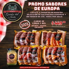 PAQUETE SABORES DE EUROPA