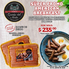 SÚPER PROMO AMERICAN BREAKFAST