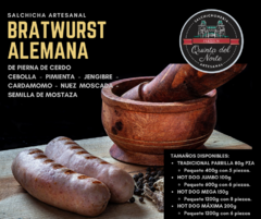 BRATWURST ALEMANA MEGA TRIPA 1200g - comprar en línea