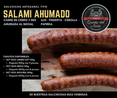 SALCHICHA ESTILO SALAMI MEGA RECTA 1200g - comprar en línea