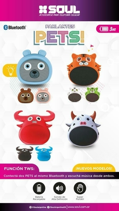 PARLANTE PETS BT TWS SOUL - pymsistemas