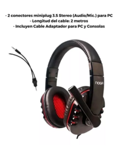 Auricular Noganet GAMER ST-8311 STROMER HIDE - comprar online