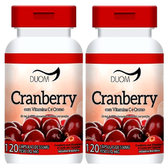 Cranberry 120cps 550mg Duom | Kit 2 Frascos