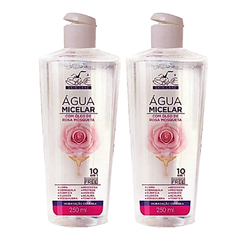 Água Micelar 250ml com Óleo de Rosa Mosqueta Belkit | Kit 2 Frascos