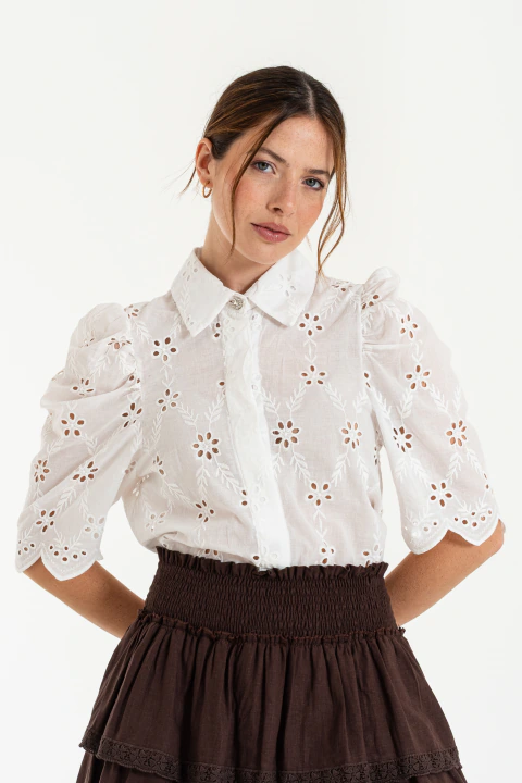 CAMISA RAPUNZEL - Broderie de algodón [RAPUNZEL]