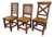 MESA COMEDOR 1,40 X 0.80 MTS + 4 SILLAS ANATÓMICAS EN MADERA NOBLE + CETOL. AMPLIA GARANTÍA ESTRUCTURAL!! en internet