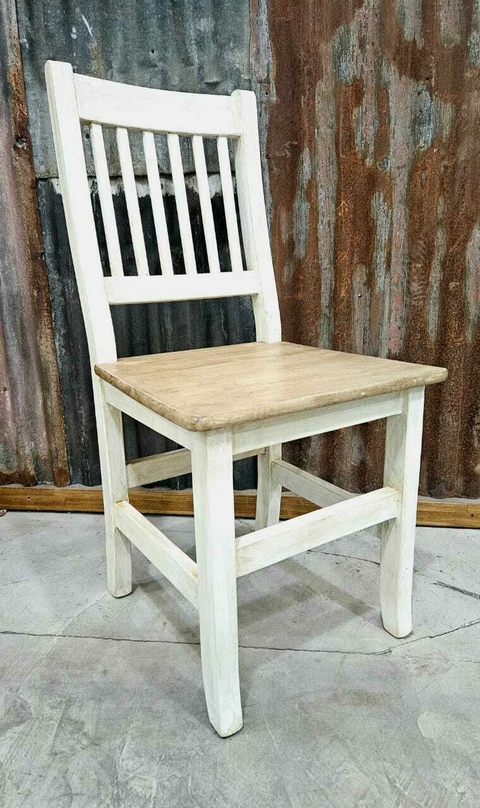 SILLA DE COMEDOR ANATÓMICA. EN MADERA MACIZA %100. ALTO RENDIMIENTO !!