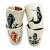 CUPS SEVERINO SEREIA VERMELHA - CONJUNTO COM 4 COPOS