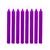 Vela Palito Tradicional N6 14cm (Pacote com 8) - Lilas - comprar online