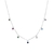 Choker multicolor De plata 925. cod. 2487