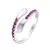 Anillo abrazo de plata 925. cod. 2698
