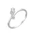 Anillo tulipan de plata 925. cod. 2630