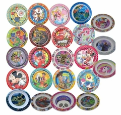 Platos playos de personajes. - comprar online