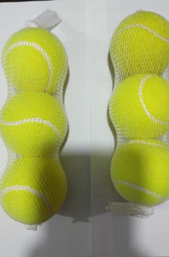 Set x3 pelotas de tenis y Set x4 pelotas de tenis.