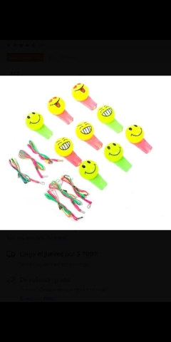 Silbato con Emoji led
