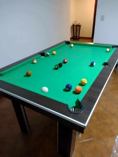 MESAS DE POOL COLOR NOGAL