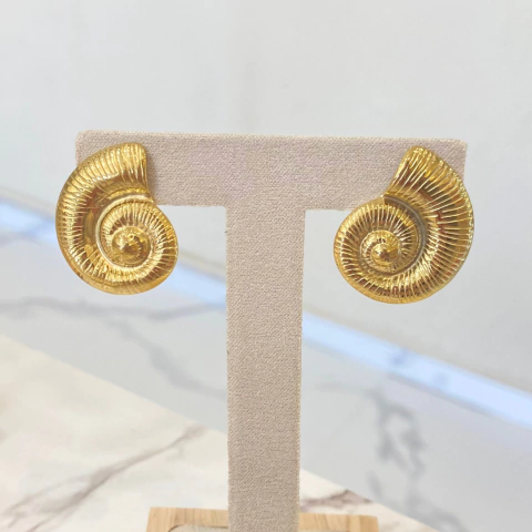 Arte de caracol texturizado dorado 28mm - AAL057 - comprar en línea