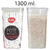 Pote Hermético Fecha Fácil Acrílico Arroz Resistente 1300ml - comprar online