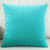 Kit 2 Almofada Cheia Suede Decorativa Verde Agua 45cm x 45cm - loja online