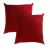 Kit 2 Capas de Almofada Suede 45x45: Toque de Luxo e Conforto Instantâneo! - Newmix