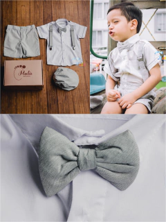 Conjunto para Bebes o Niños, Boda, Bautizo, Pajecito, Boina