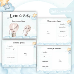 Livro do Bebê - Balão Menino - comprar online