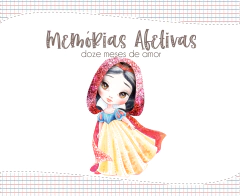 Álbum Mesversário - Branca de Neve - comprar online