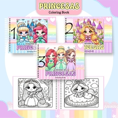 Livro para Colorir - Princesas na internet