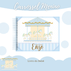 Livro do Bebê - Carrossel Menino