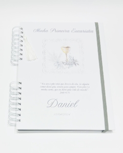 Kit Primeira Eucaristia - Caderno Universitário com Caixa - Kazarte