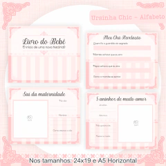 Livro do Bebê - Ursinha com Monograma - comprar online