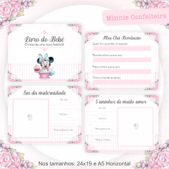 Livro do Bebê - Minnie Confeiteira - comprar online