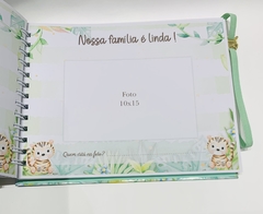 Livro do Bebê - Gêmeos Meninos - Safari - Kazarte