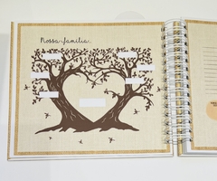 Livro do Bebê - Linho Caramelo - loja online