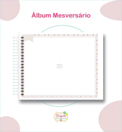 Álbum Mesversário - Borboleta com Monograma - comprar online