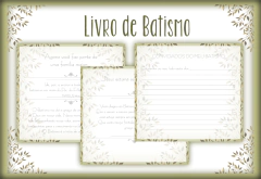 Livro do Batismo - Monograma - comprar online