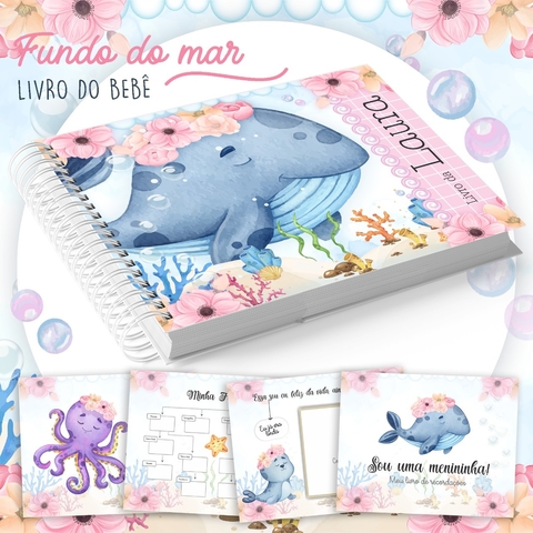 Livro do Bebê - Fundo do Mar Menina