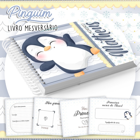 Álbum Mesversário - Pinguim