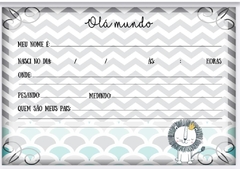 Álbum Mesversário - Leão minimalista - comprar online