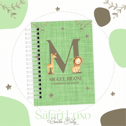 Caderneta de Vacinas - Safari Monograma
