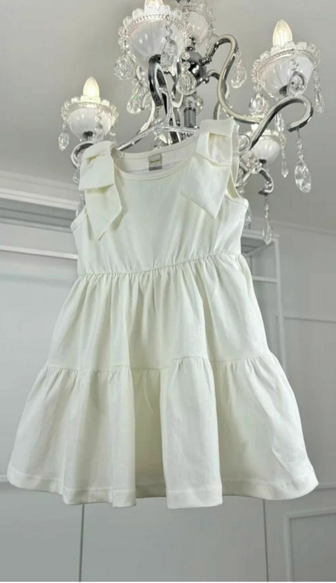 Vestido Laço Off White