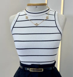 Blusa Listrada Regata